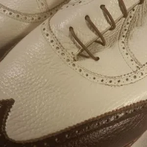 Mezlan | Shoes | Mezlan Mens Leatherbrown Creme Brogue  display picture 1
